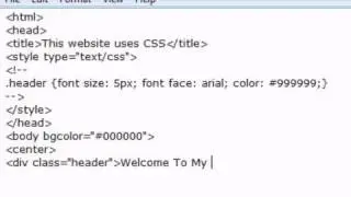 CSS Website Tutorial 1 - Internal CSS Introduction