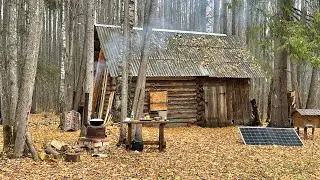 We live in a hut in the middle of the forest | Raising the bath | Night guests