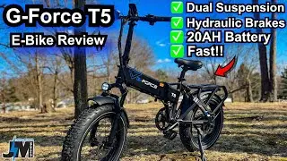 G-Force T5 Dual Suspension Fat Tire Ebike Review ~ This electric bike better than the G-Force T42?