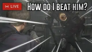 How do I beat the machinery room boss? Help? | RE2 Remake LIVE