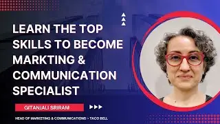 Top Skills to become Marketing Communication Specialist | Expert Interview | Ms.Gitanjali Sriram