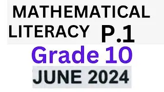 Grade 10 mathematic literacy 2024  memo June exams paper 1 thundereduc