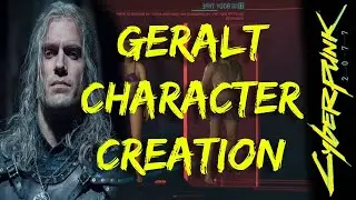 Cyberpunk 2077 - Geralt of Rivia (The Witcher) Character Creation