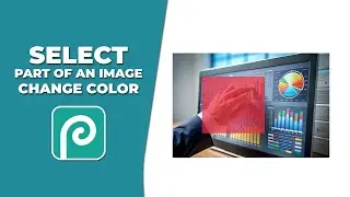 How to select part of an image in photopea and change color