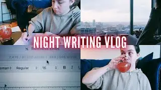 night write with me // writing book #10!