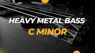 Insane Melodious Heavy Metal Bass Backing Track In C Minor