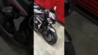 2020 Triumph Street Triple R Matte Silver Ice FOR SALE