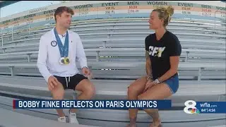 Olympian Bobby Finke sits down with Brooke Olympian in 1-on-1 interview