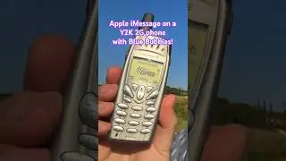 Send Apple iMessage from a 2001 2G Phone!? 