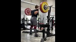 Thick Powerlifter Girl Does 463lbs High Bar Squats 🔥