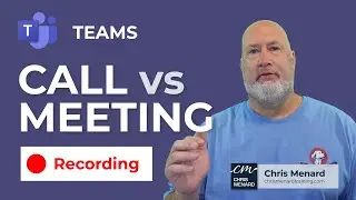 Teams  - Why cant I record? Video call vs. meeting