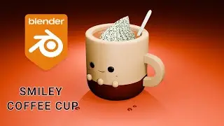 Make a Coffee Cup in Blender [TIMELAPSE]