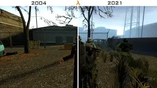 Как выглядела Half Life 2 в день релиза? / 2004 vs 2021 (Новогодний ролик)