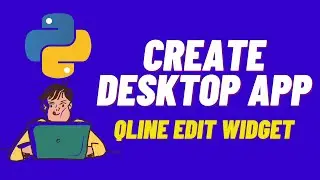 How to make desktop App? - Python #PyQT6 QLineEdit Lesson 11