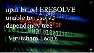 Angular - npm err! ERESOLVE unable to resolve dependency tree in English