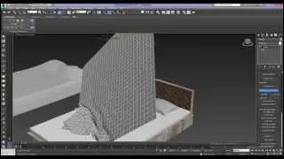 3dsmax tutorial : model a bed cover using cloth [cloth ile yorgan modelleme]