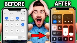 How to Change Android Control Panel to iOS Control Center (Easy Tutorial)