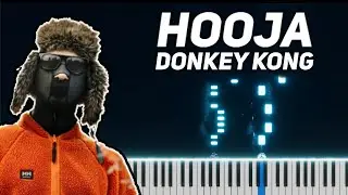 Hooja - Donkey Kong (Piano Tutorial)