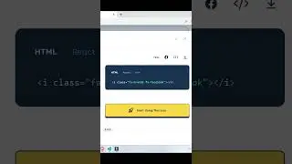 How to Add Font Awesome Icons in HTML #html #css #font #awesome #icon #fontawesome #shorts