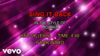 Moloko - Sing It Back (Karaoke)