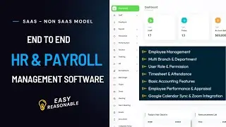 Complete Human Resource Management Software - SaaS | HRM Payroll Software Multi Level Script | HRMGo