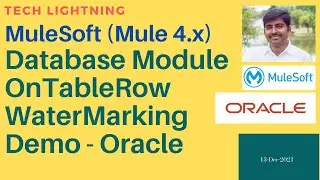 Mulesoft | How to set Watermarking in Database Module | Oracle | Mule4 | OnTableRow | Oracle databse