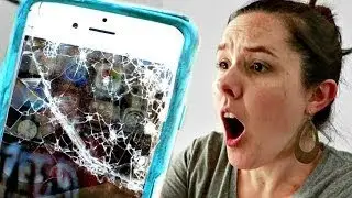 Школьник разбил iphone на глазах у матери и она...