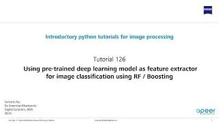 Tutorial 126 - Using pretrained deep learning model as feature extractor for XGBoost classification