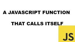 Javascript function that calls itself