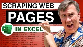 Excel - How Do I Scrape Data From A Web Page With VBA In Excel - Episode 1684