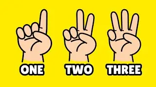 Learn Numbers 1 to 10 with Fingers and Counting | Learning English Vocabulary for Kids 🎉
