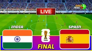 INDIA vs SPAIN - FIFA World Cup 2026 FINAL || Live Football Match | PES 21