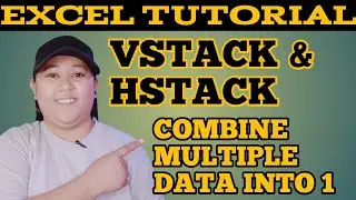 Learn How To Combine Multiple Data Into One Report | Vstack and Hstack