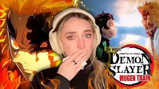 SET YOUR HEART ABLAZE! 🔥(this destroyed me)... Demon Slayer MUGEN TRAIN Movie Reaction