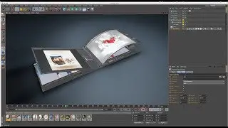 Arrange multiple letters within a book using Cinema 4D to achieve a visually engaging effect?