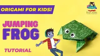 Jumping Frog | Easy & Fun Paper Crafts for Kids!