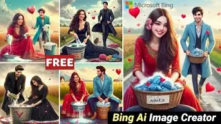 Create New Couple Ai Photo Editing |Viral Couple Ai Photo Editing Tutorial |Bing Ai Image Creator.