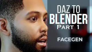 Daz To Blender Workflow Part 1 Facegen Artist Pro 4