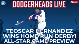 DodgerHeads Live: Teoscar Hernández wins! Dodgers history in Home Run Derby