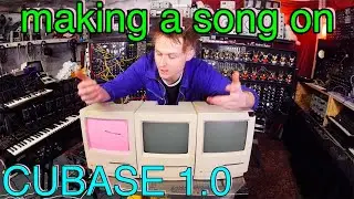 Music On An OLDSKOOL Apple Macintosh Classic and CUBASE 1.0