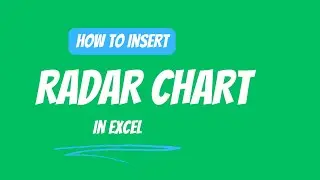 12.15 RADAR chart in Excel