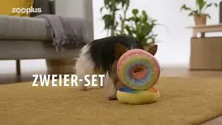 Hundespielzeug Squeaky Donuts Set