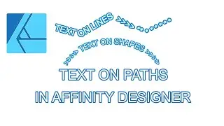 Adding Text to Shapes and Lines Affinity Designer