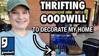 Huge THRIFT HAUL from THRIFTING IN GOODWILL TO DECORATE MY HOME! Thrift with me ~ Thrilled Thrifter