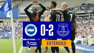 EXTENDED HIGHLIGHTS: BRIGHTON & HOVE ALBION 0-2 EVERTON