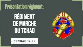 Présentation du régiment de marche du Tchad