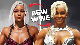 WWE Games vs AEW Fight Forever - Graphics & Entrance Comparison (2K24)