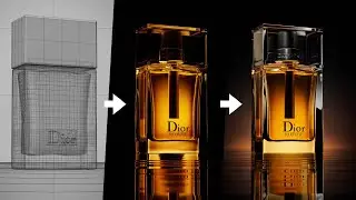 Dior Homme Parfum Commercial with Cinema 4D and Redshift