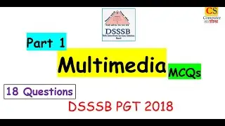 Multimedia mcqs Part 1 DSSSB PGT 2018