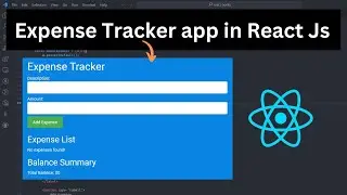 #46 React Js Challenge Day 46 | expense tracker app react